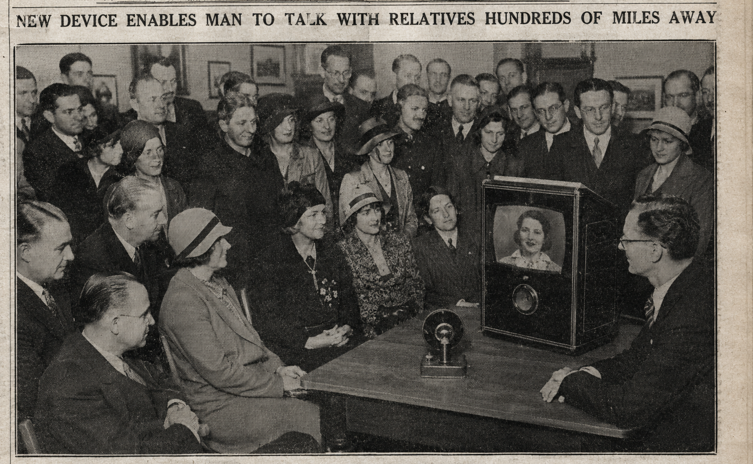 A period demonstration of an early videophone concept